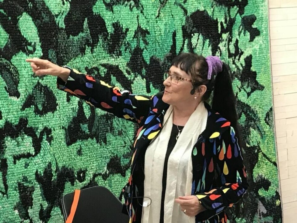 STOR STAS. Det kom 250 personer på åpningen av Ragnhild Monsen sin utstilling i slutten av mai. STOR STAS. Det kom 250 personer på åpningen av Ragnhild Monsen sin utstilling i slutten av mai. Foto: Foto: Dagfinn Nilsen