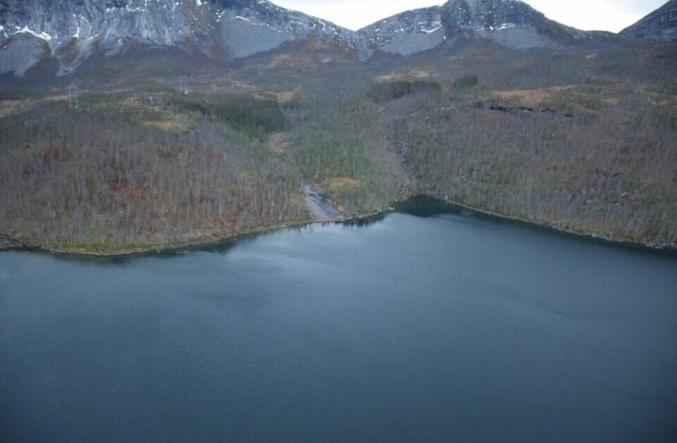 BYGGES UT. Nevervatn ligger i Sørfold kommune mellom Røyrvatn og kommunegrensen til Fauske. BYGGES UT. Nevervatn ligger i Sørfold kommune mellom Røyrvatn og kommunegrensen til Fauske. Foto: Arkiv