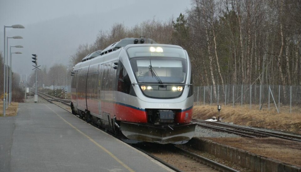 FORSINKELSER. Været skaper utfordringer for trafikken på Nordlandsbanen mellom Fauske og Bodø.