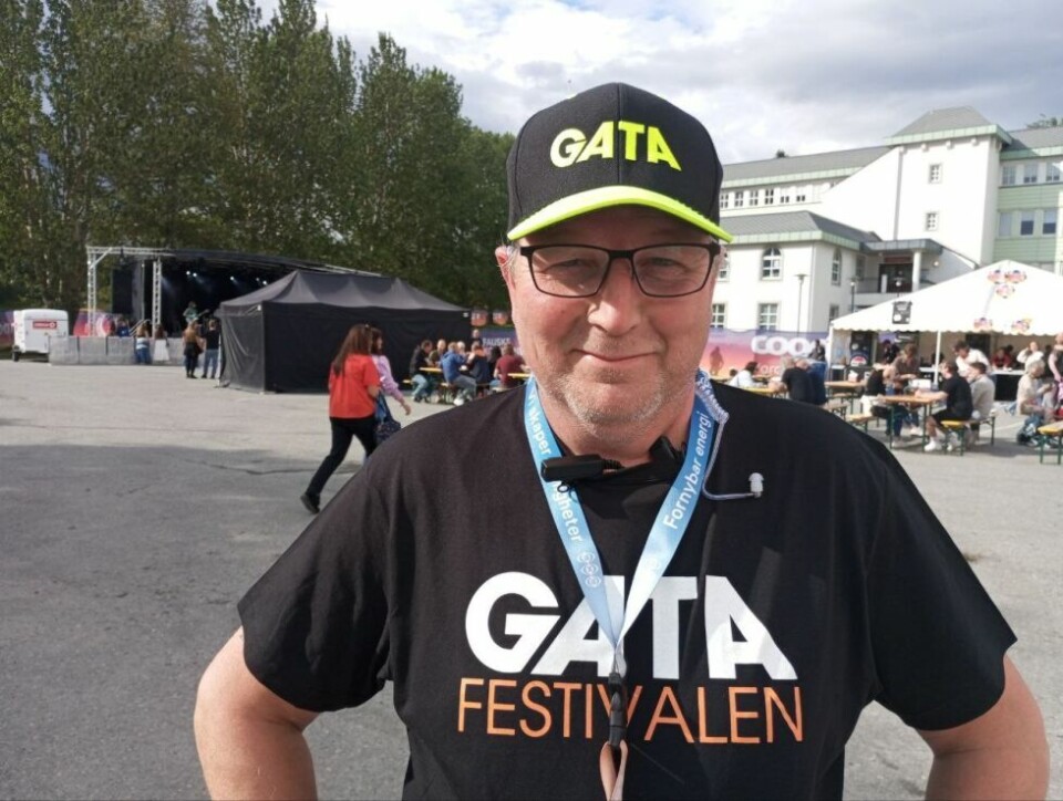 De frivilligeALLTID MED. Sten Skjellhaug fra Fauske har vært frivillig på Gata fra det første året av festivalens eksistens. Dette året han er sikkerhetssjef. Han liker festivalen og folk som kommer tilbake hvert år