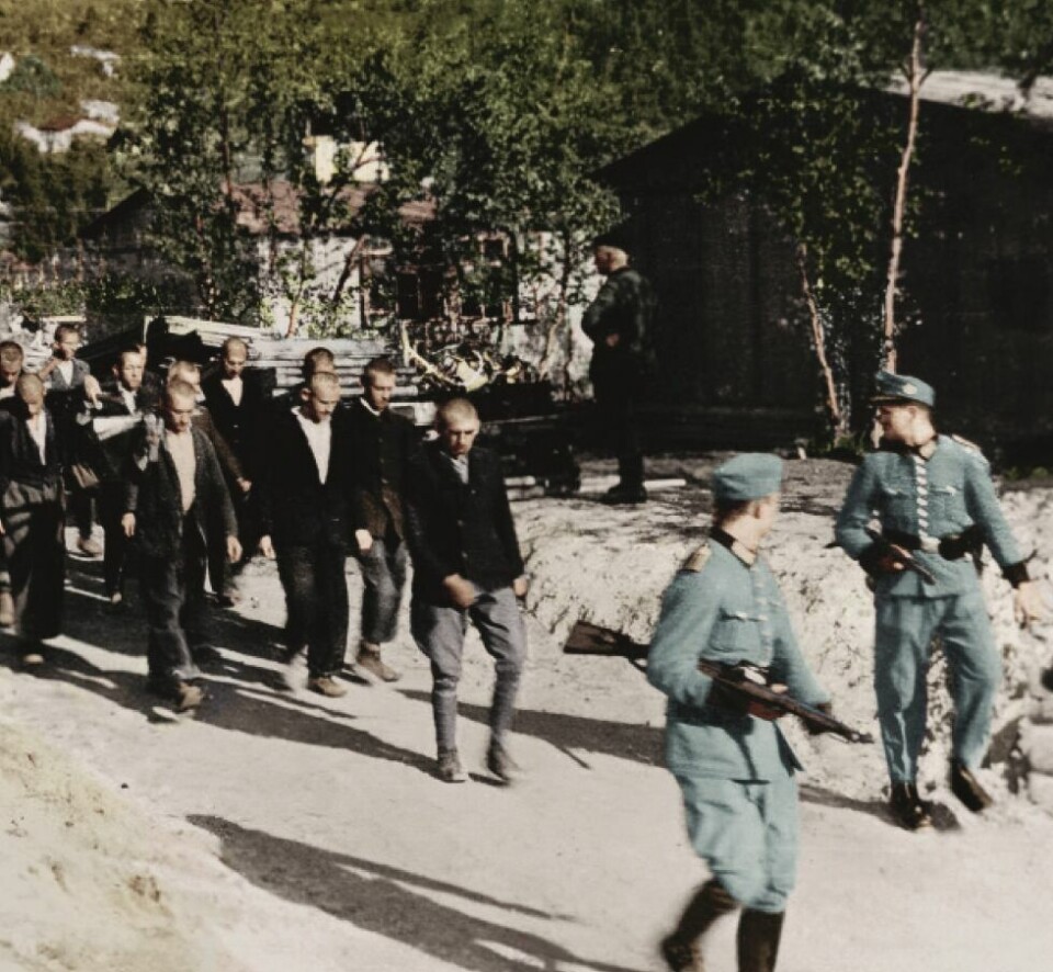 BOKSLIPP. - Denne boken forteller om det mørkeste kapittel i historien om Norge under den andre verdenskrig. BOKSLIPP. - Denne boken forteller om det mørkeste kapittel i historien om Norge under den andre verdenskrig. Foto: Arkiv