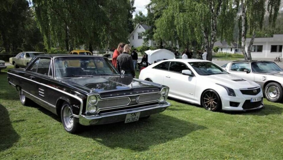 Feiret USAs nasjonaldagAmcartreff 4. juli på Rognan