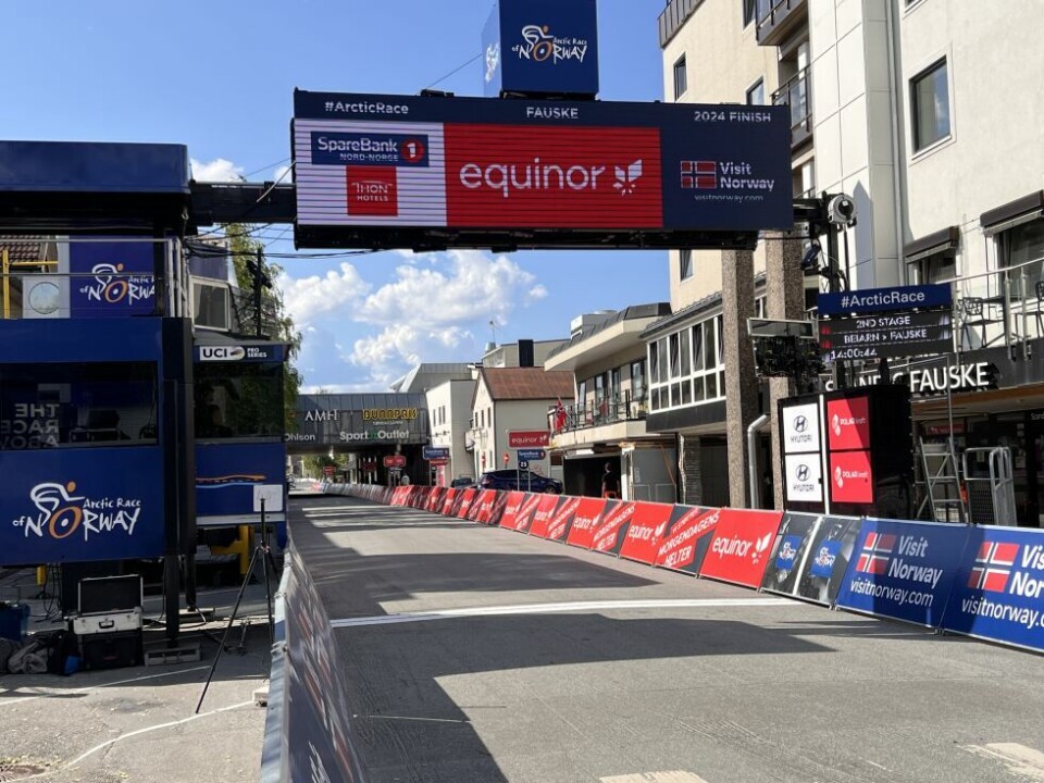 Arctic Race dag toMålgangen i Sjøgata