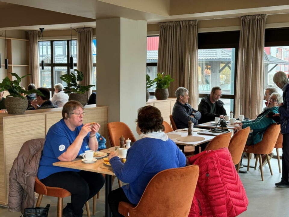 MANGE KOM. Det var godt med gjester i bistroen da Saltenposten kom innom fredag formiddag. MANGE KOM. Det var godt med gjester i bistroen da Saltenposten kom innom fredag formiddag. Foto: Helge Simonsen