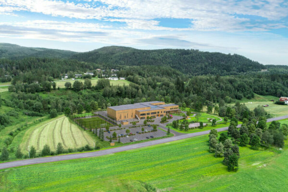 UTRYGG GRUNN. Alternativ 3 som nå utredes vil i så stor grad som mulig forholde seg til planene som ble utredet for alternativ 1, på Harrmoen slik denne illustrasjonen viser. UTRYGG GRUNN. Alternativ 3 som nå utredes vil i så stor grad som mulig forholde seg til planene som ble utredet for alternativ 1, på Harrmoen slik denne illustrasjonen viser. Foto: Beiarn kommune