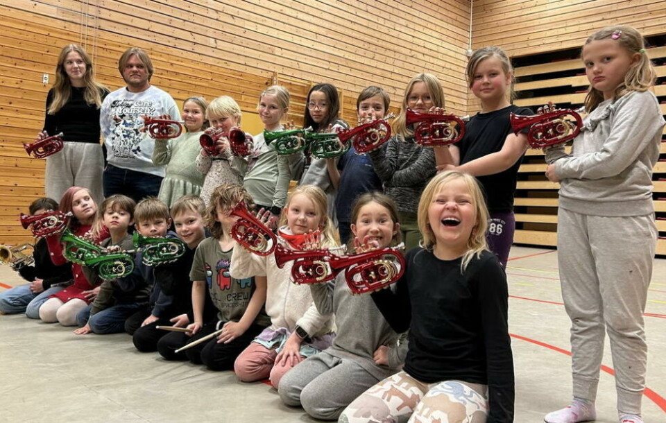 Aspiranter. Fauske skolekorps har fått mange nye medlemmer i høst som skal være med og spille på julekonserten fredag ettermiddag. Begge foto: Fauske skolekorpsBYGGER OPP. Her er noen av medlemmene fra hovedkorpset til Fauske skolekorps. De blir stadig flere. Aspiranter. Fauske skolekorps har fått mange nye medlemmer i høst som skal være med og spille på julekonserten fredag ettermiddag. Begge foto: Fauske skolekorps