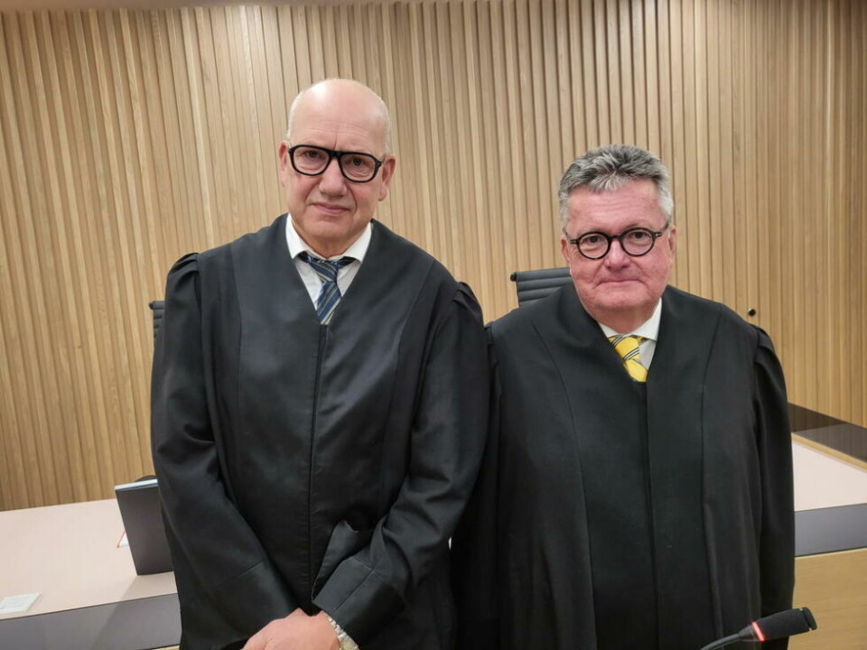FORSVARERE. Advokatene Finn Ove Smith (t.v.) og Tor Haug forsvarer henholdsvis faren og moren i mishandlingssaken fra Indre Salten. FORSVARERE. Advokatene Finn Ove Smith (t.v.) og Tor Haug forsvarer henholdsvis faren og moren i mishandlingssaken fra Indre Salten. Foto: Stig Bjørnar Karlsen