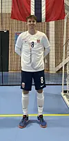 PROFIL. Richard Johansen Halvorsen har flere norske mesterskap og også landskamper i futsal. - Håper han stiller med et lag i turneringen, sier daglig leder i FKSK. Foto: NFF