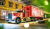 KJØRER FORBI. Det blir ikke noe stopp av Cola-traileren i Indre Salten denne gangen, men du kan få sett den i Bodø. Foto: Coca-Cola