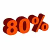 80 prosent Foto: skjermdump