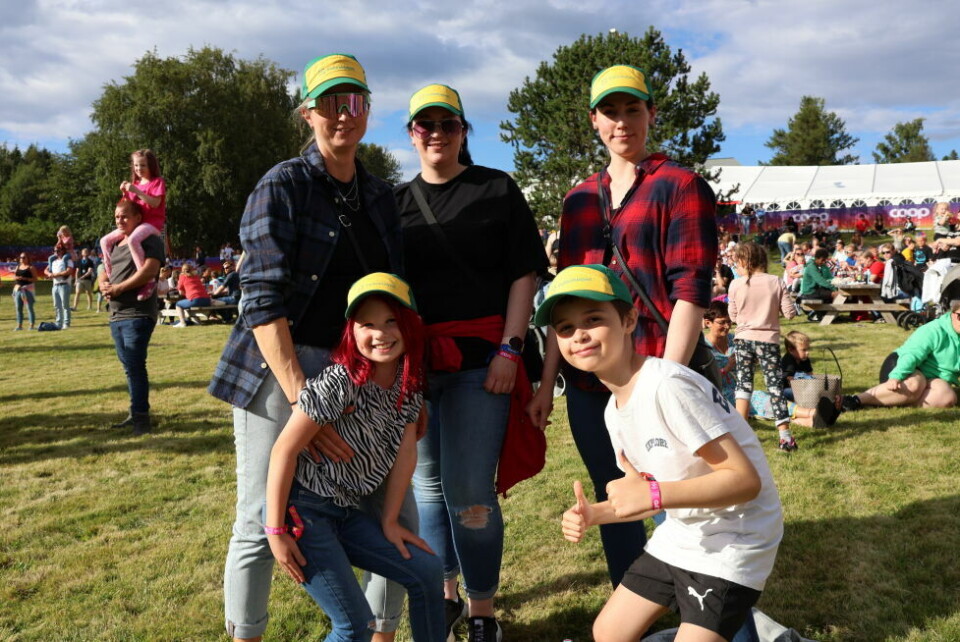 Folk på festival