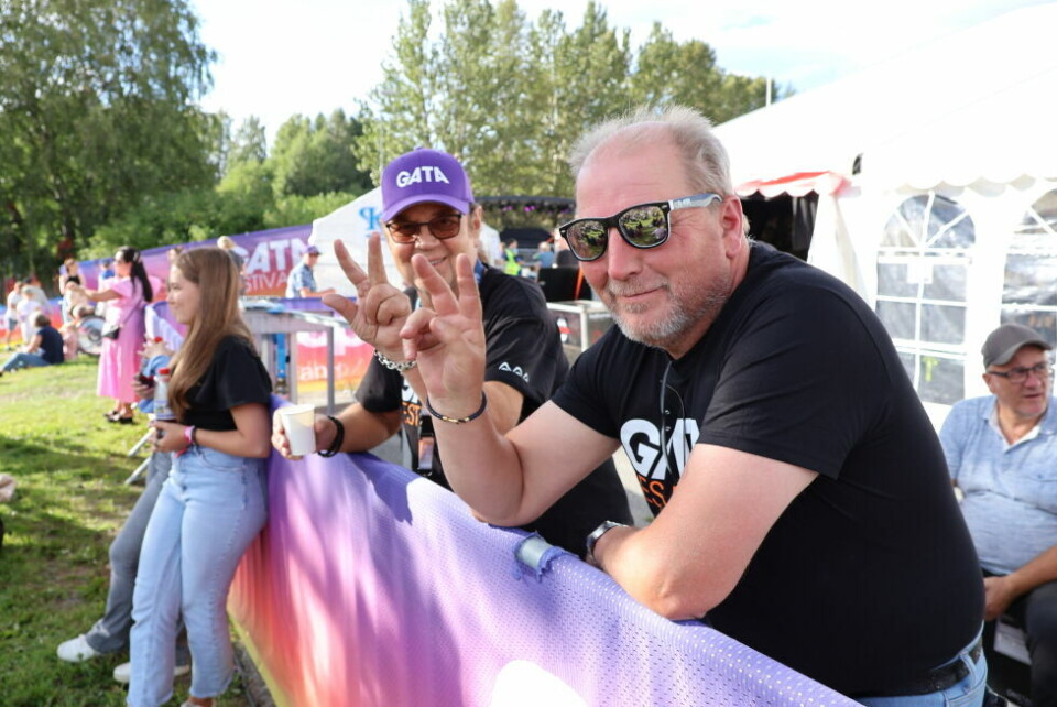 Folk på festival