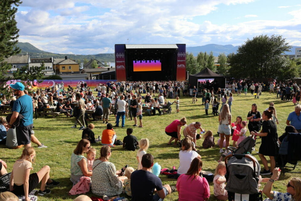 Folk på festival