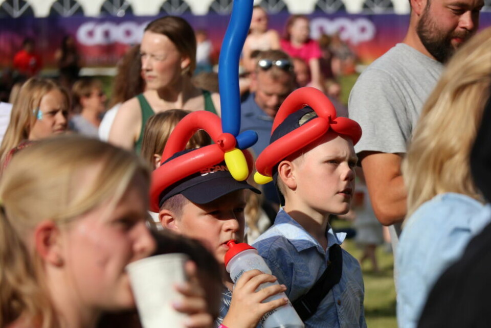 Folk på festival