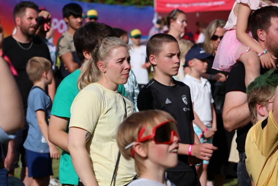 Folk på festival