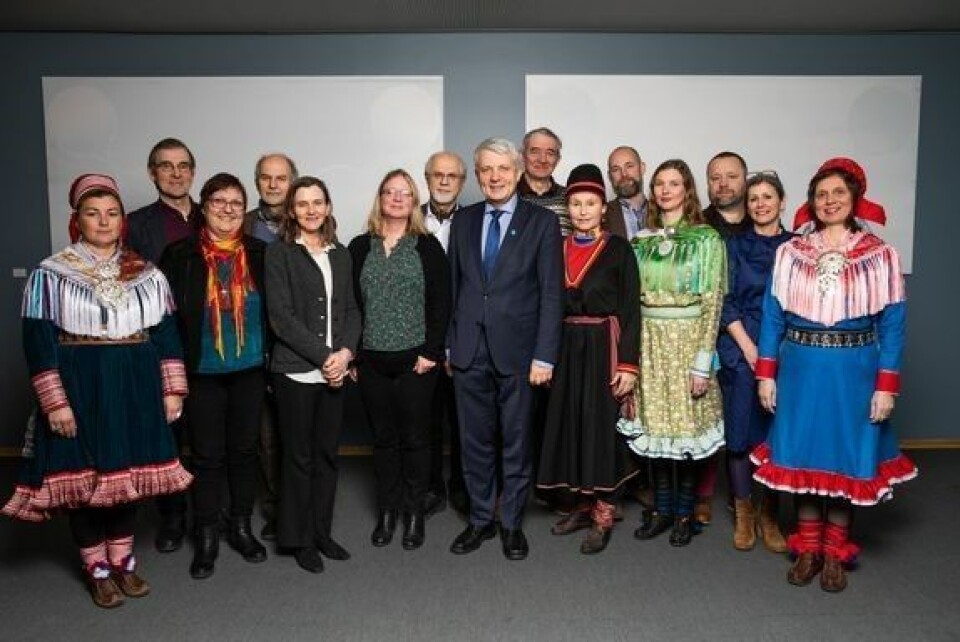 Sannhets- og forsoningskommisjonen, også med sekretariatet. Sannhets- og forsoningskommisjonen, også med sekretariatet. Foto: Stortinget