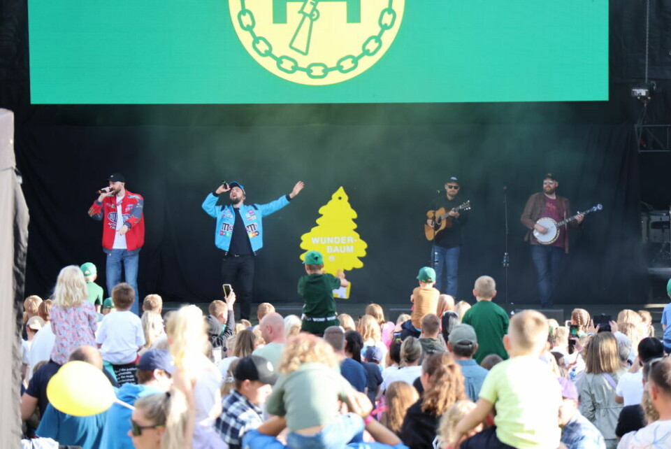 Folk på festival