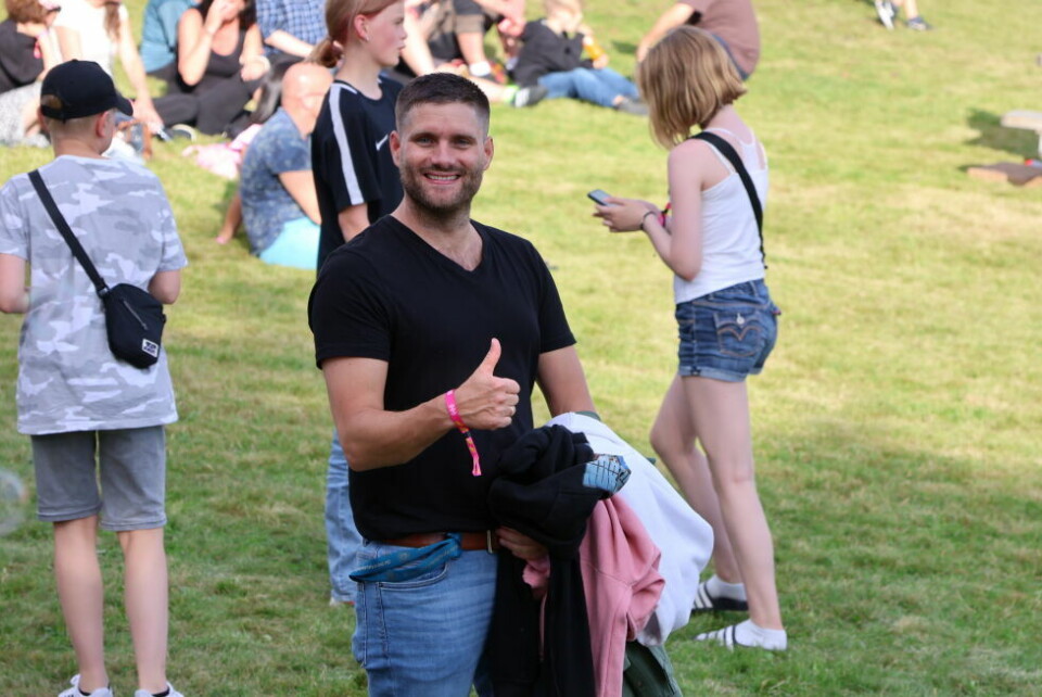 Folk på festival