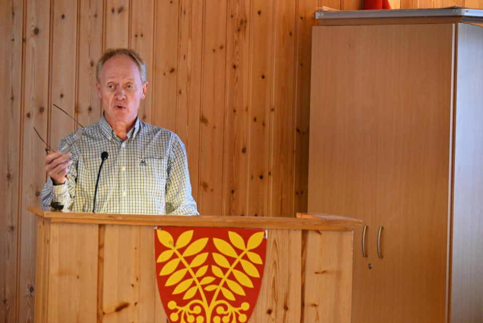 FOLK OG DYR. Jan Arild Ellingsen (FrP) tok til ordet for å sikre at innbyggerne i Saltdal, hyttefolket og dyrelivet må komme først, når sikringsgjerdet skal realiseres. FOLK OG DYR. Jan Arild Ellingsen (FrP) tok til ordet for å sikre at innbyggerne i Saltdal, hyttefolket og dyrelivet må komme først, når sikringsgjerdet skal realiseres. Foto: Erica Restoften