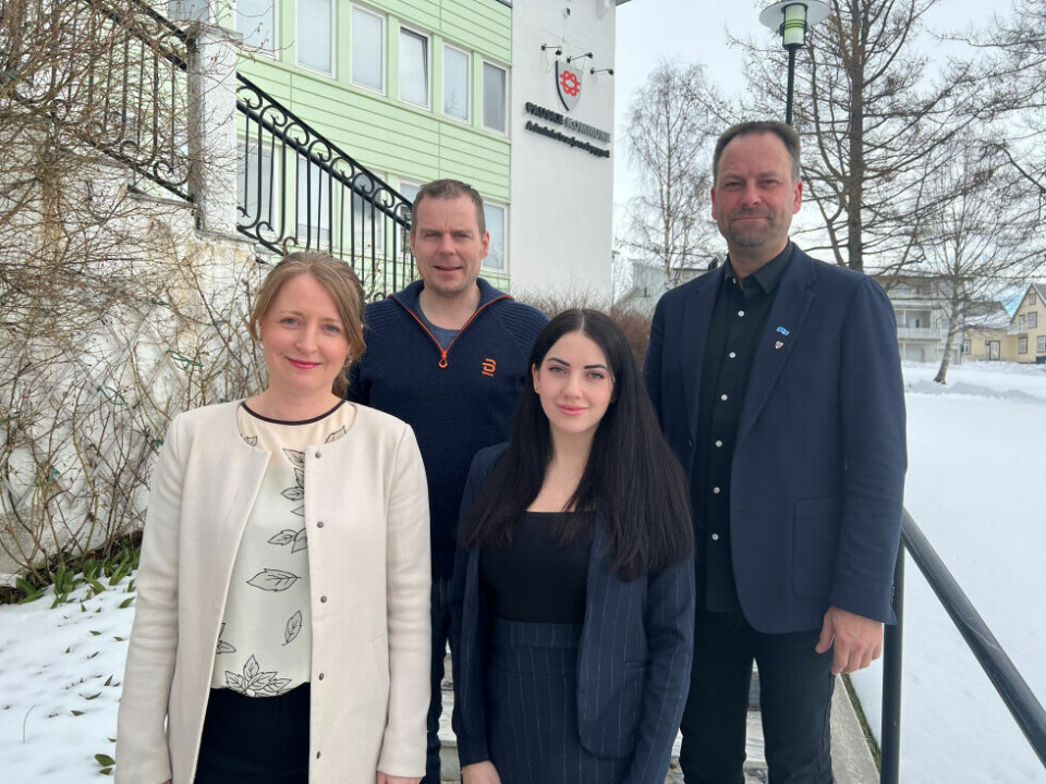 POSISJONEN. Fra venstre Ingelin Noresjø, gruppeleder KrF, Karl Gunnar Strøm, gruppeleder Sp, Kassandra Petsa, gruppeleder Frp og Ronny Borge, gruppeleder H. POSISJONEN. Fra venstre Ingelin Noresjø, gruppeleder KrF, Karl Gunnar Strøm, gruppeleder Sp, Kassandra Petsa, gruppeleder Frp og Ronny Borge, gruppeleder H.