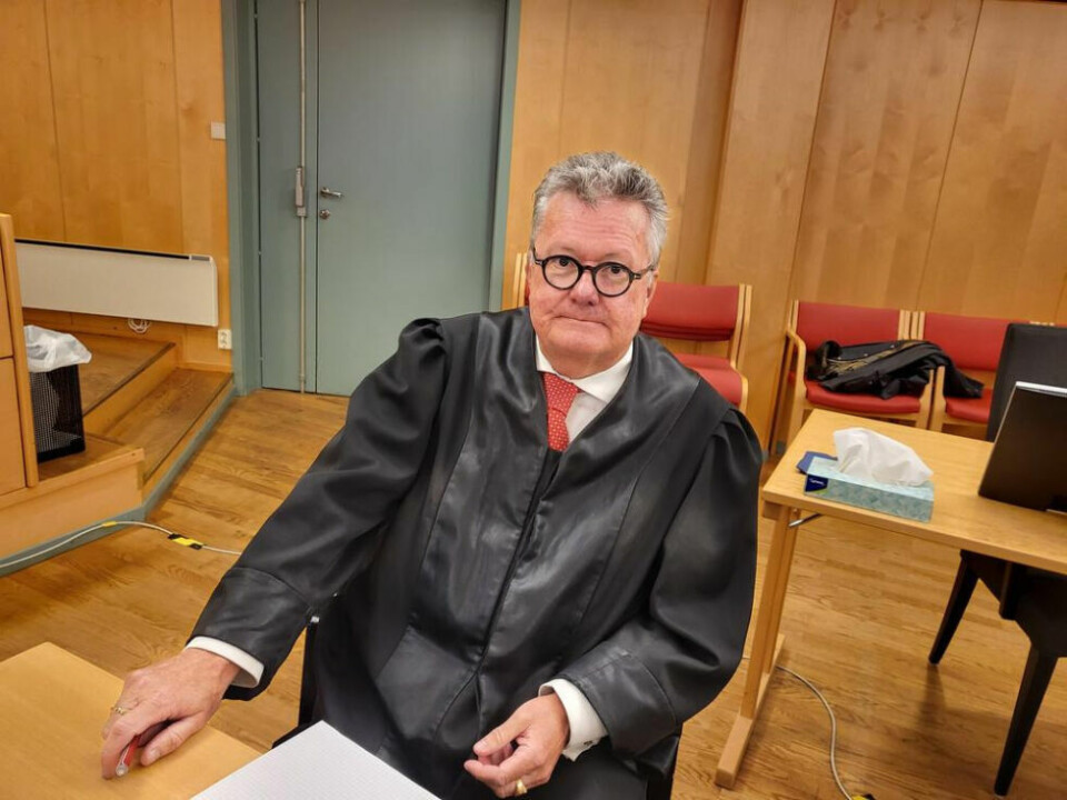 Forsvarer, advokat Tor Haug, mener tiltalte trenger behandling. Forsvarer, advokat Tor Haug, mener tiltalte trenger behandling. Foto: Stig Bjørnar Karlsen