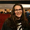 Monica Solvoll Dreyer: - Så fantastisk film. Jeg er oppvokst med Halvdan, og vi hadde «Brudevals fra Lødingen» i bryllupet. Jeg koste meg fra start til slutt, og ble både rørt og i godt humør av denne filmen. Høydepunktet var det som handlet om Bodø/Glimt. Foto: Stig Bjørnar Karlsen