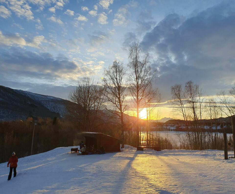 SaltenblikkSola når Linebakken i Saltdal.