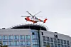 LANDER. SAR Queen foretar en vellykket testlanding på helikopterlandingsplassen i Bodø i september 2021​. Alle foto: Nordlandssykehuset