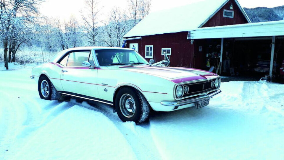 DET GLADE 60-TALL. Chevrolet Camaro fra 1967. Eieren er Knut Bjerkeng. DET GLADE 60-TALL. Chevrolet Camaro fra 1967. Eieren er Knut Bjerkeng. Foto: Privat