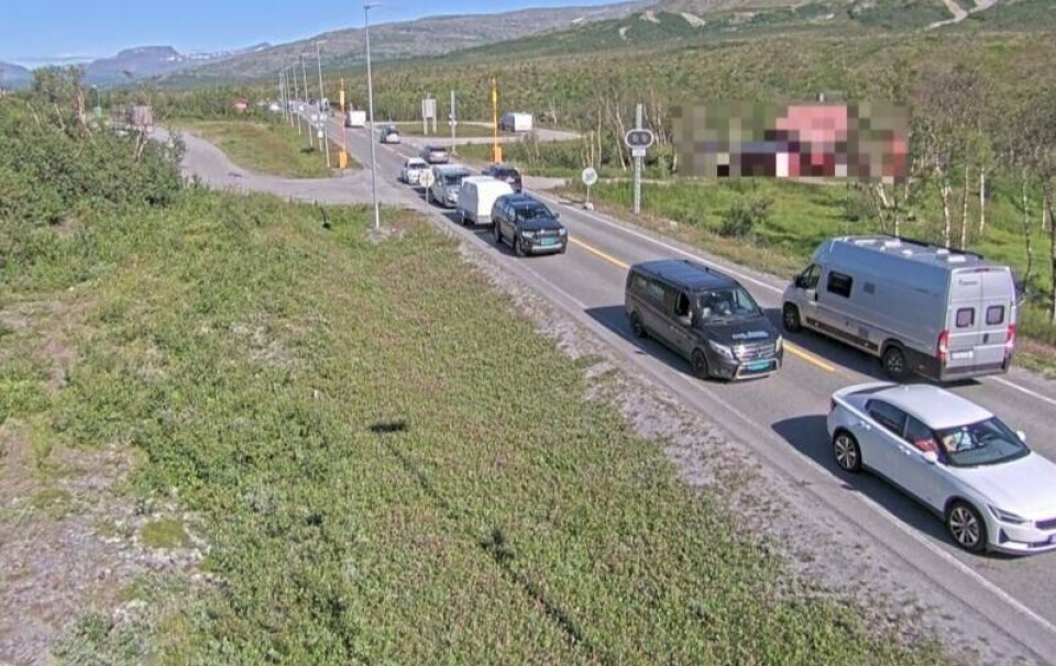 SEMSKA. Ulykken skjedde ved avkjøringen til en rasteplass på Semska på Saltjellet. SEMSKA. Ulykken skjedde ved avkjøringen til en rasteplass på Semska på Saltjellet. Foto: Statens Vegvesen webkamera