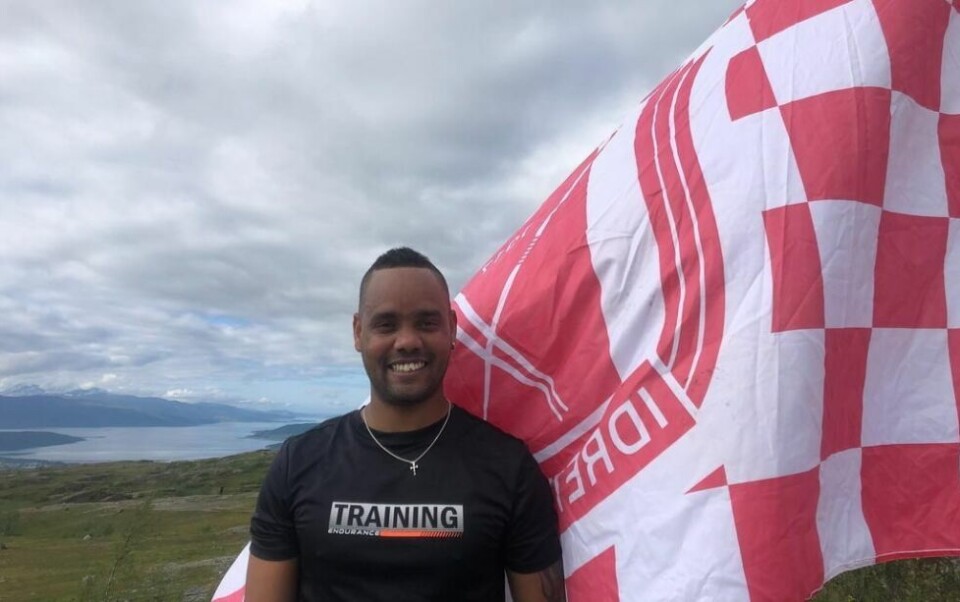 Amir Neguse var en av mange deltakere som deltok på Vardemarsjen for første gang. Amir Neguse var en av mange deltakere som deltok på Vardemarsjen for første gang. Foto: Lene Strøm