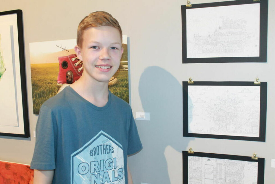 FIKK NYE IMPULSER. Mikkel Franing fikk nye impulser da han deltok på landsfestivalen i UKM. 15-åringen fra Rognan likte det han så og hørte. FIKK NYE IMPULSER. Mikkel Franing fikk nye impulser da han deltok på landsfestivalen i UKM. 15-åringen fra Rognan likte det han så og hørte. Foto: Svein Halvor Moe