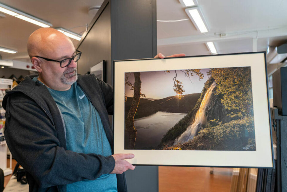 BLINKSUDD. Vær, vind, vannføring og solen spilte alle med for å ta dette bildet. BLINKSUDD. Vær, vind, vannføring og solen spilte alle med for å ta dette bildet. Foto: Anita Sjåvik