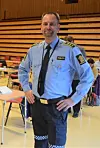 UTEN SPOR. Politistasjonssjef Ronny Borge og kollegaene har foreløpig ingen mistenkte i søkelyset etter hendelsen. Foto: Eva S. Winther