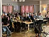 FULLT HUS. Det var godt oppmøte på ”Med hjerte for Sulis” på Folkets hus i Sulitejlma på torsdagskvelden. Foto: Espen Johansen