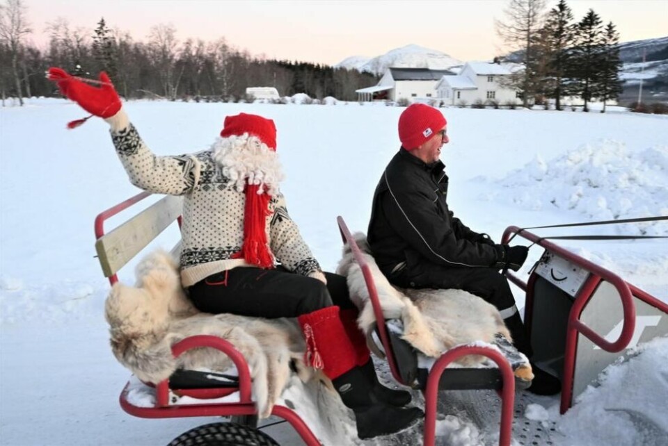 SKJEGG I MENGDER. Fjøsnissen har åpenbart ikke tatt veldig mye av med saksa i fjeset den siste tida. Det var slett ikke lett å skue antydning til verken nese eller øyne i ansiktet. SKJEGG I MENGDER. Fjøsnissen har åpenbart ikke tatt veldig mye av med saksa i fjeset den siste tida. Det var slett ikke lett å skue antydning til verken nese eller øyne i ansiktet. Foto: Kenneth Strømsvåg