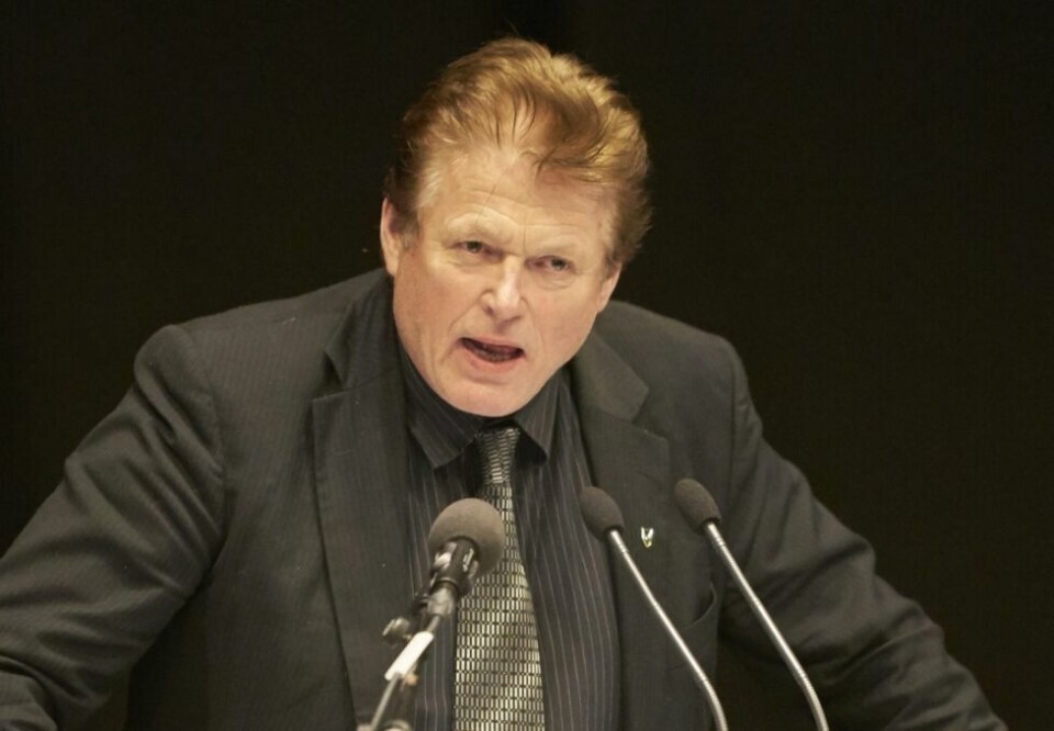 NEI-MANN: Rødts Per Gunnar Kung Skotåm varsler et klart nei til å åpne for byggeplanene på Finneid slik de i dag framstår. NEI-MANN: Rødts Per Gunnar Kung Skotåm varsler et klart nei til å åpne for byggeplanene på Finneid slik de i dag framstår. Foto: Thor-Wiggo Skille