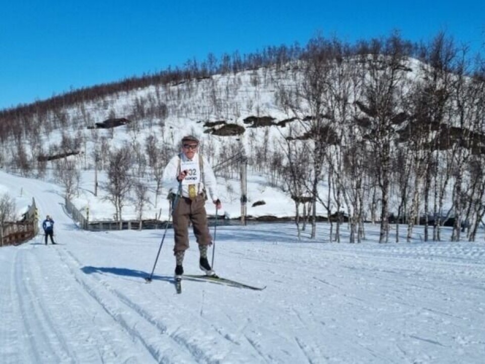 Såki 2022Noen valgte et antrekk som gir litt mer luftmotstand enn andre. Stilig er det i alle fall!