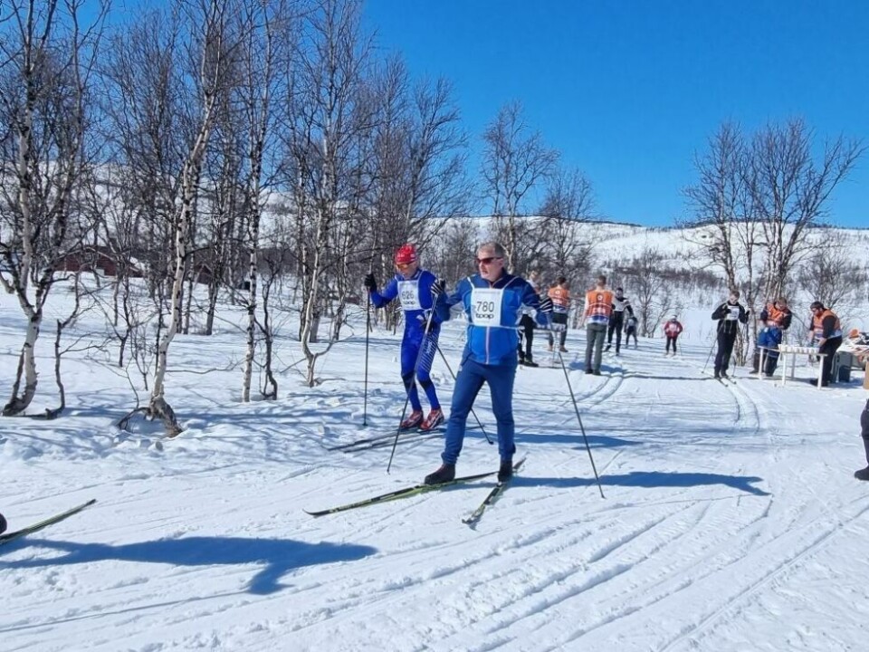 Såki 2022Skipresident Erik Røste gikk 23 kilometer i vakkert nordnorsk vårvær.