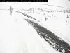 SNØFØRE.På Dugnadsveien mellom Saltdal og Misvær har det lagt seg godt med snø. Foto: Vegvesenets webkamera