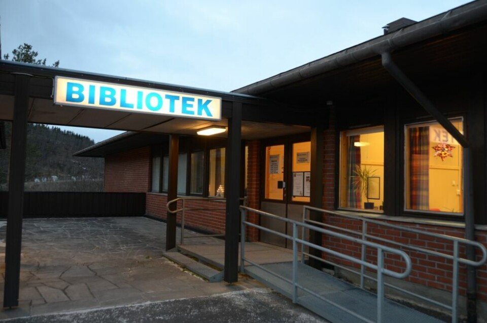 Sørfold bibliotek på Straumen. Sørfold bibliotek på Straumen. Foto: Eva S. Winther
