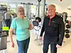 HVERDAGS-GLEDE MED TRIM. Ragnar (86) og Karin (77) Iversen holder formen og trener armer og bein med jevnlige besøk på treningssenteret. Smart grep, konkluderer Karin og Ragnar, som får overskudd av å legge inn et par økter i uka med ulike øvelser. Foto: Alle foto: Kenneth Strømsvåg