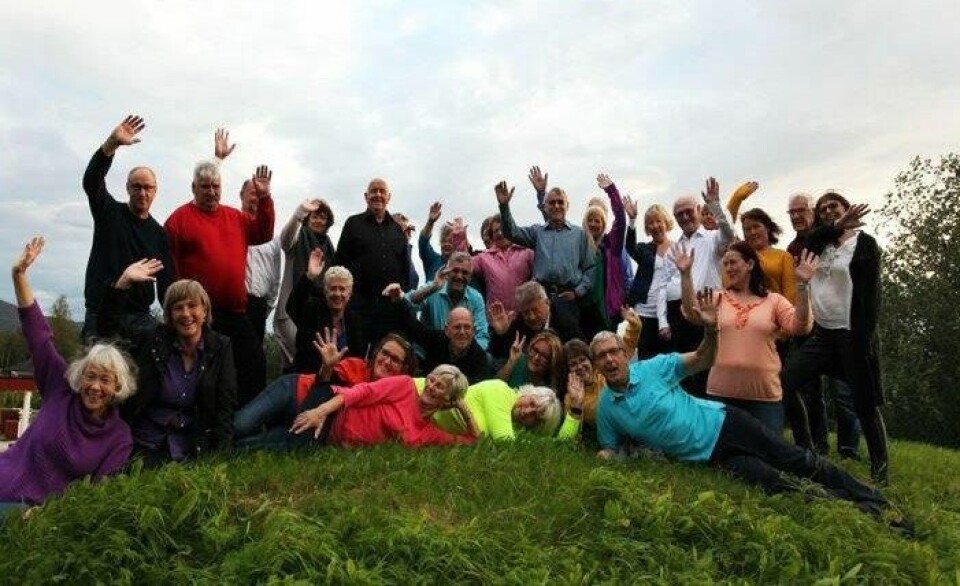 Fauske blandakor er klar til å starte øvelsene, og har planer for et halvår framover. Fauske blandakor er klar til å starte øvelsene, og har planer for et halvår framover. Foto: J. E. Hævaker