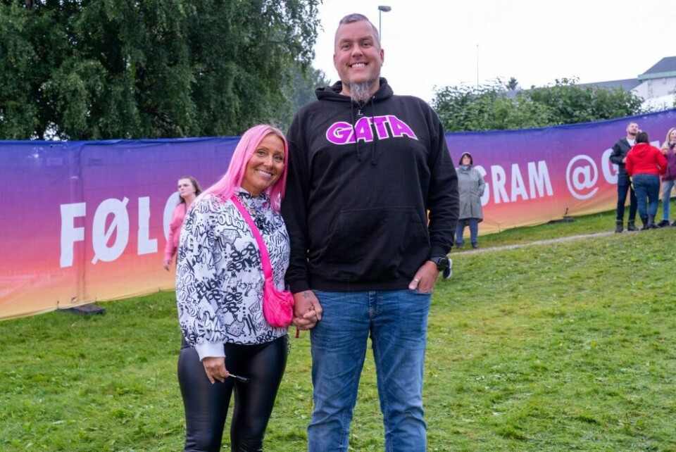 Gata-fredagenLIV I PARKEN. Det er flere som har funnet veien til Melenciparken på fredagen.