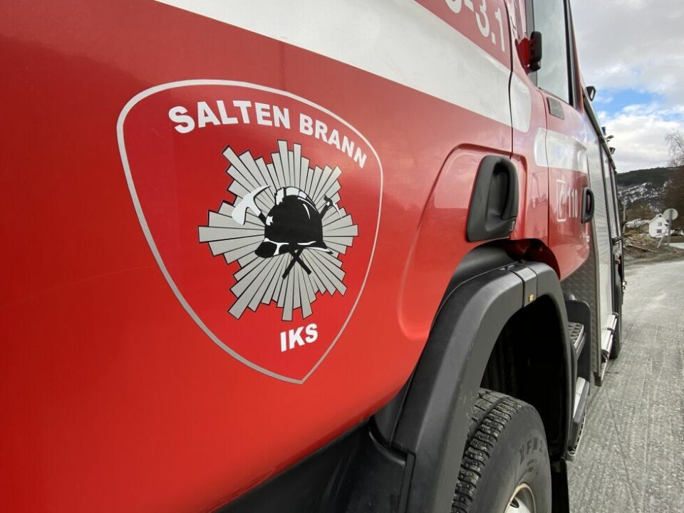 Rykket ut til bilbrann Foto: Helge Simonsen
