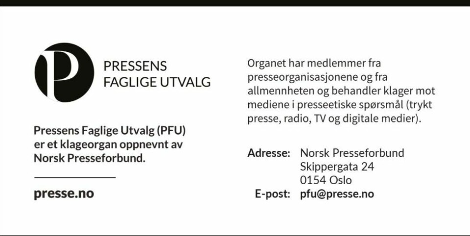 Saltenposten har brutt god presseskikk