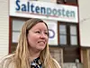 Journalist Eva S. Winther tar opp temaet om nærhet til kildene i et lokalsamfunn. Foto: Helge Simonsen