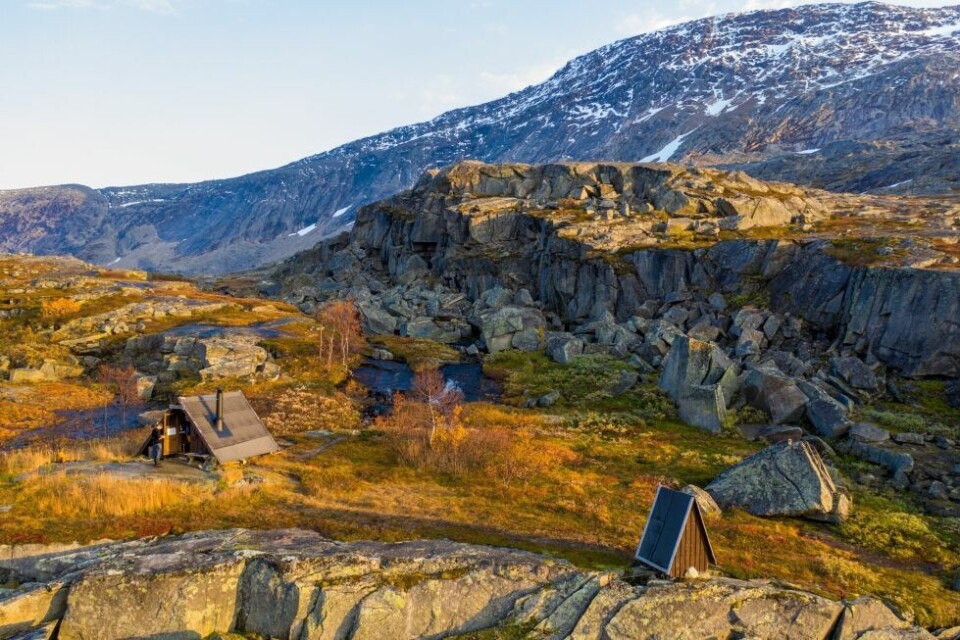 Ragohytta er et av Statskog sine åpne hytter i nasjonalparken. Ragohytta er et av Statskog sine åpne hytter i nasjonalparken. Foto: Statskog fjelltjenesten/Tore Veisetaune