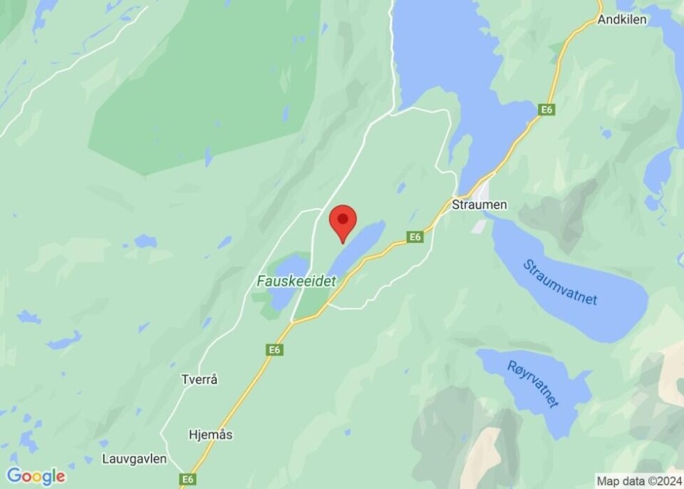 UTV utfor veien i Fauske