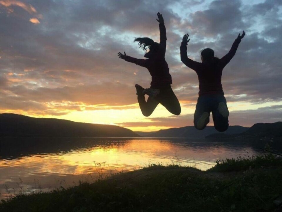 Sommerbilder- Seine sommerkvelder på Kinesodden med godtfolk.